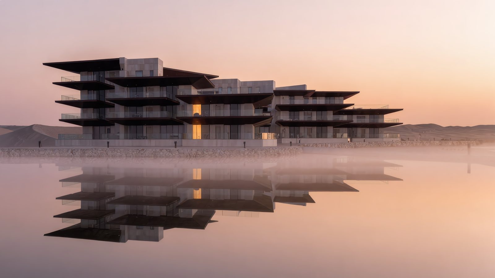 The lagoon at first light